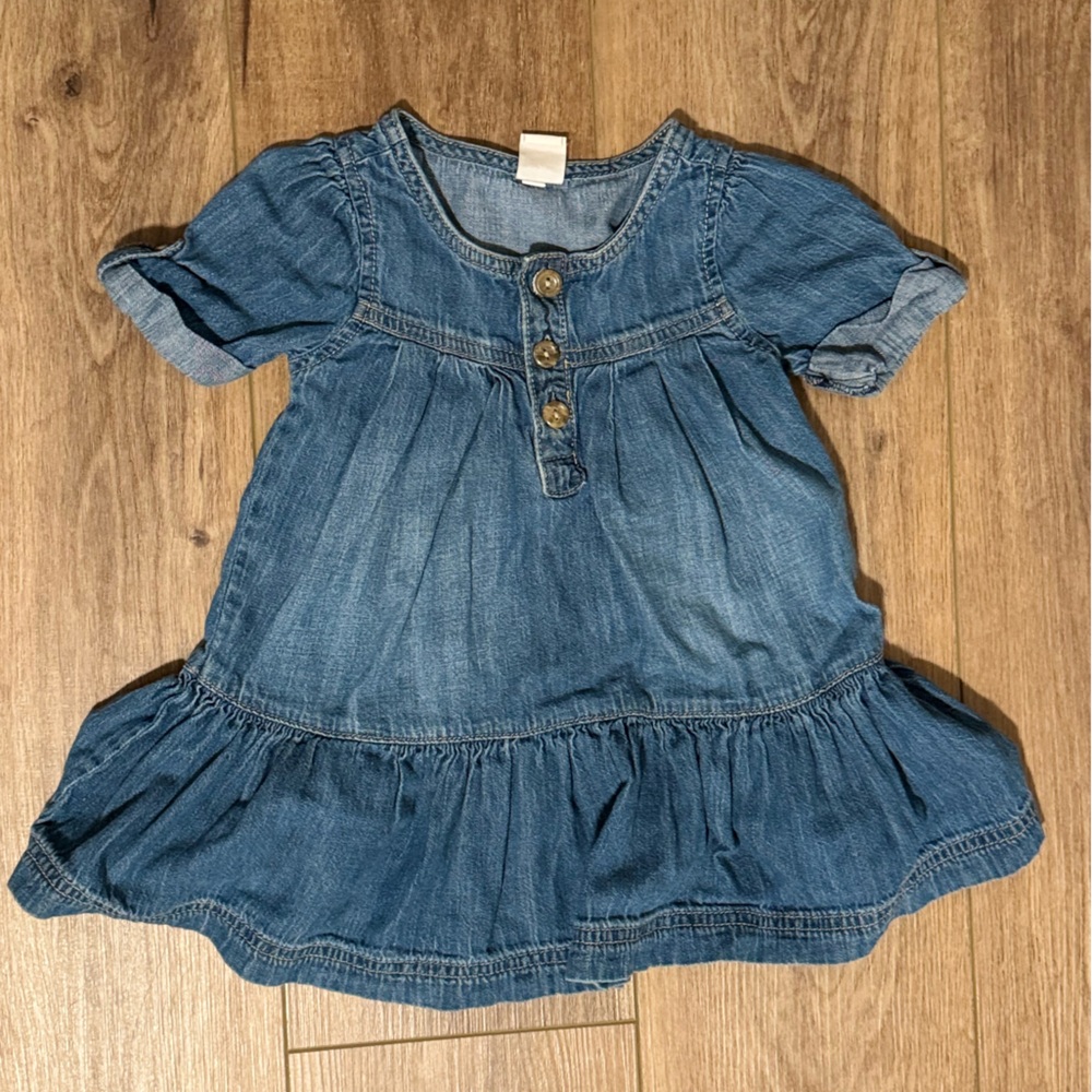Old Navy Toddler Denim Dress - Picture 1 of 3